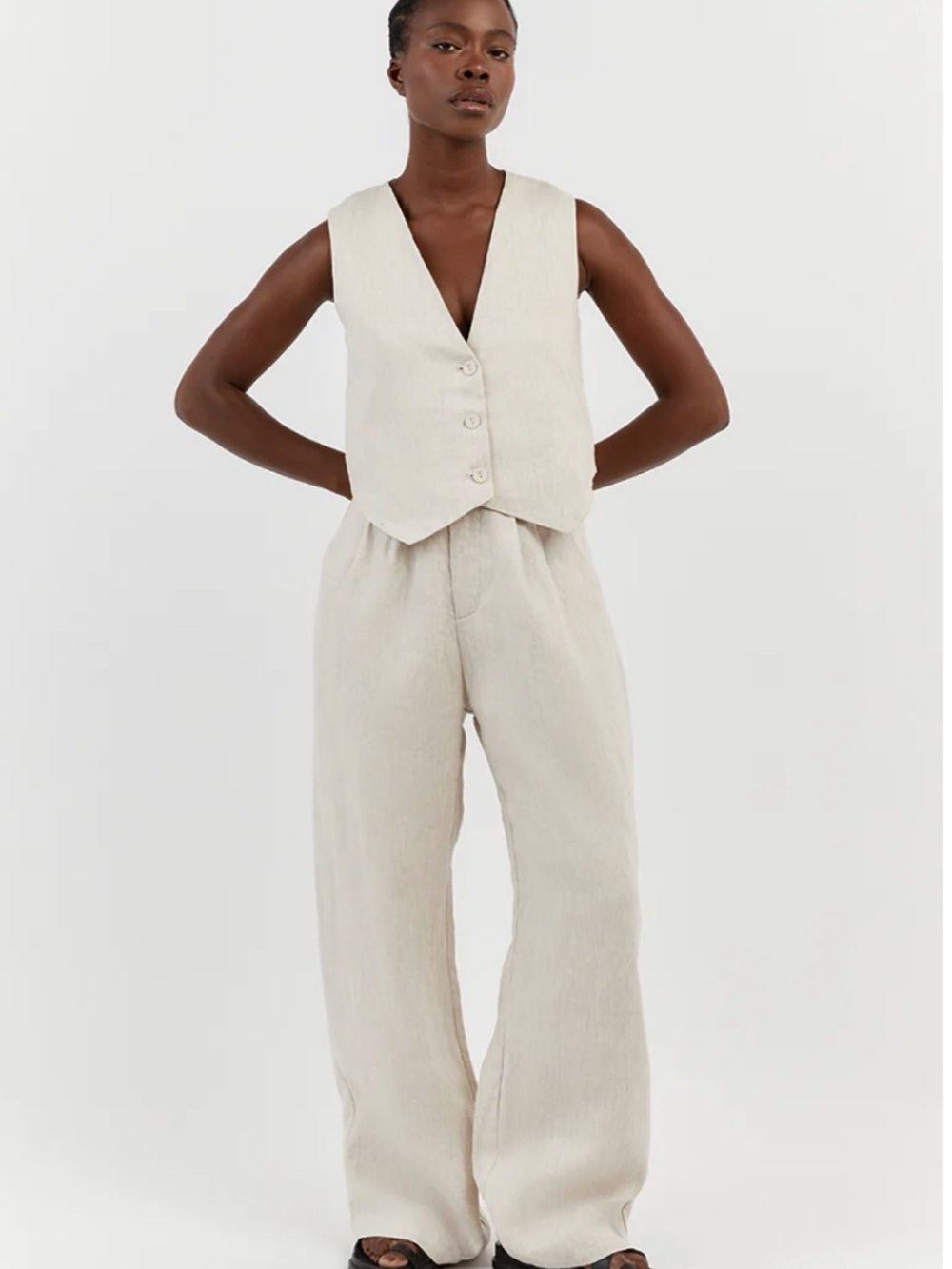 Dissh Banks linen Vest